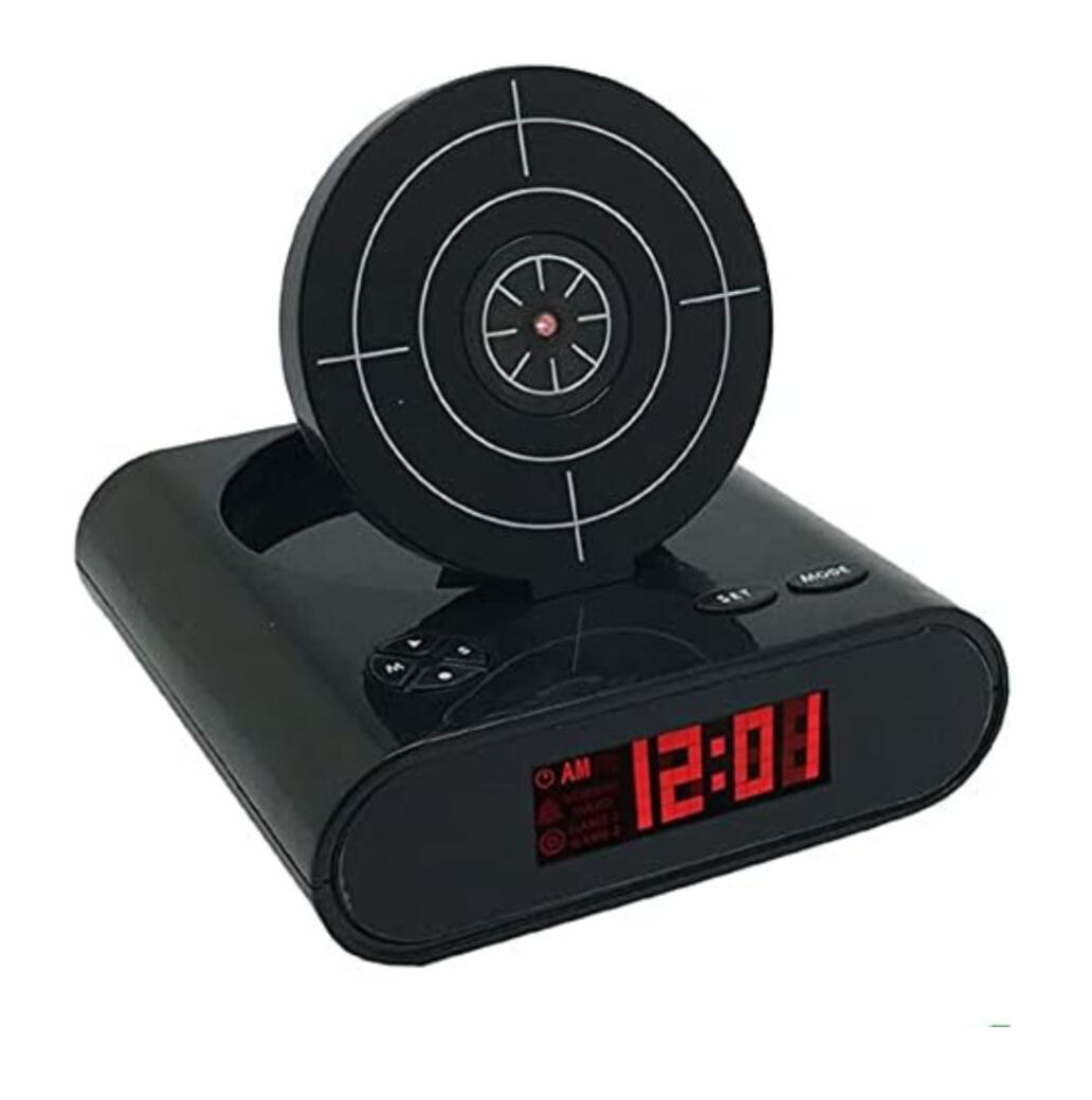 Shooting Clock with Alarm Personality Ideas Can Be Used for Alarm Clocks at Desk Bedside