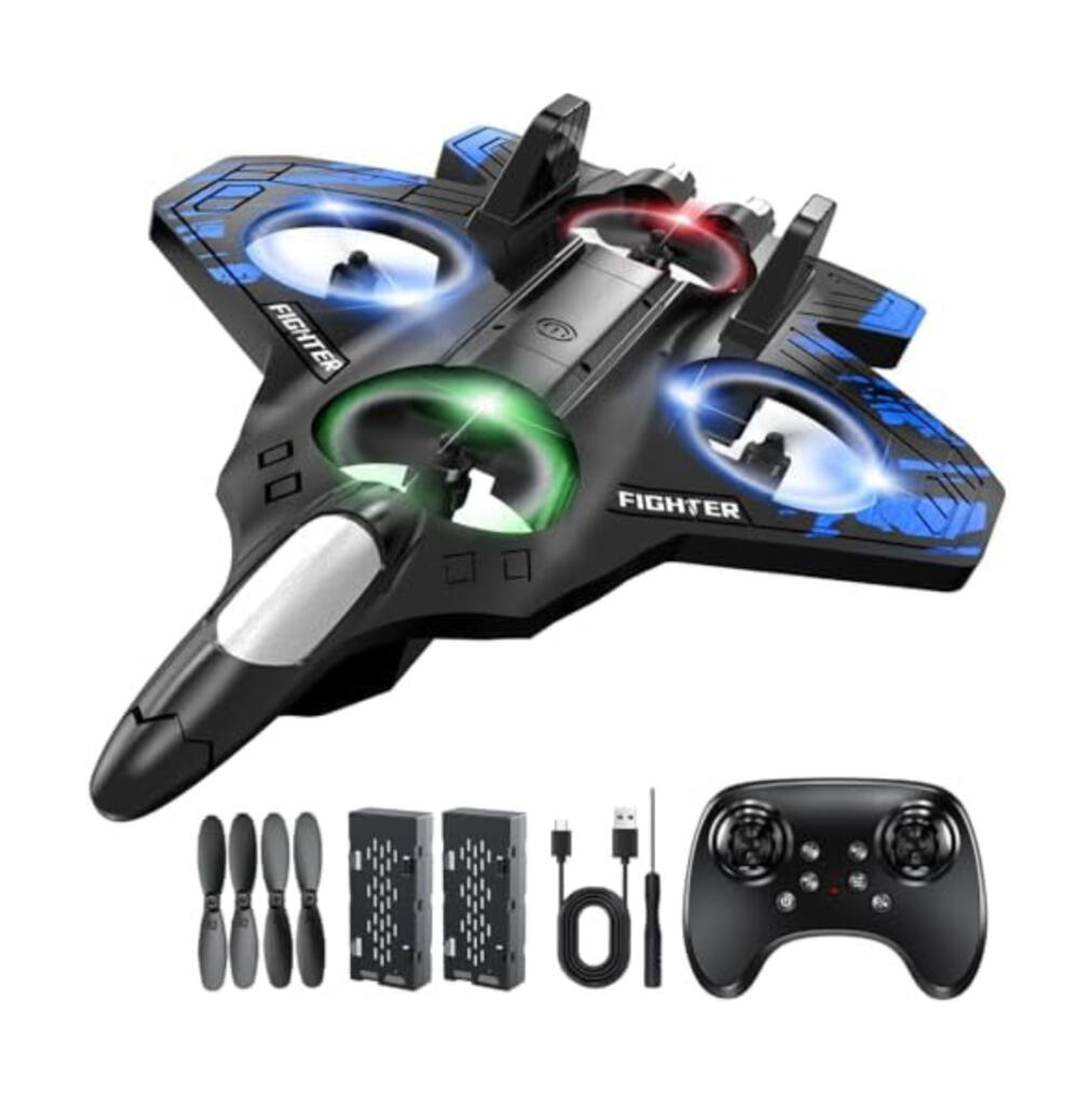 Foam Remote Control Airplanes, RC Planes with Light, RC Airplane Fighter Jet for Kids Adults Foam Remote Control Airplanes, RC Planes with Light, RC Airplane Fighter Jet for Kids Adults